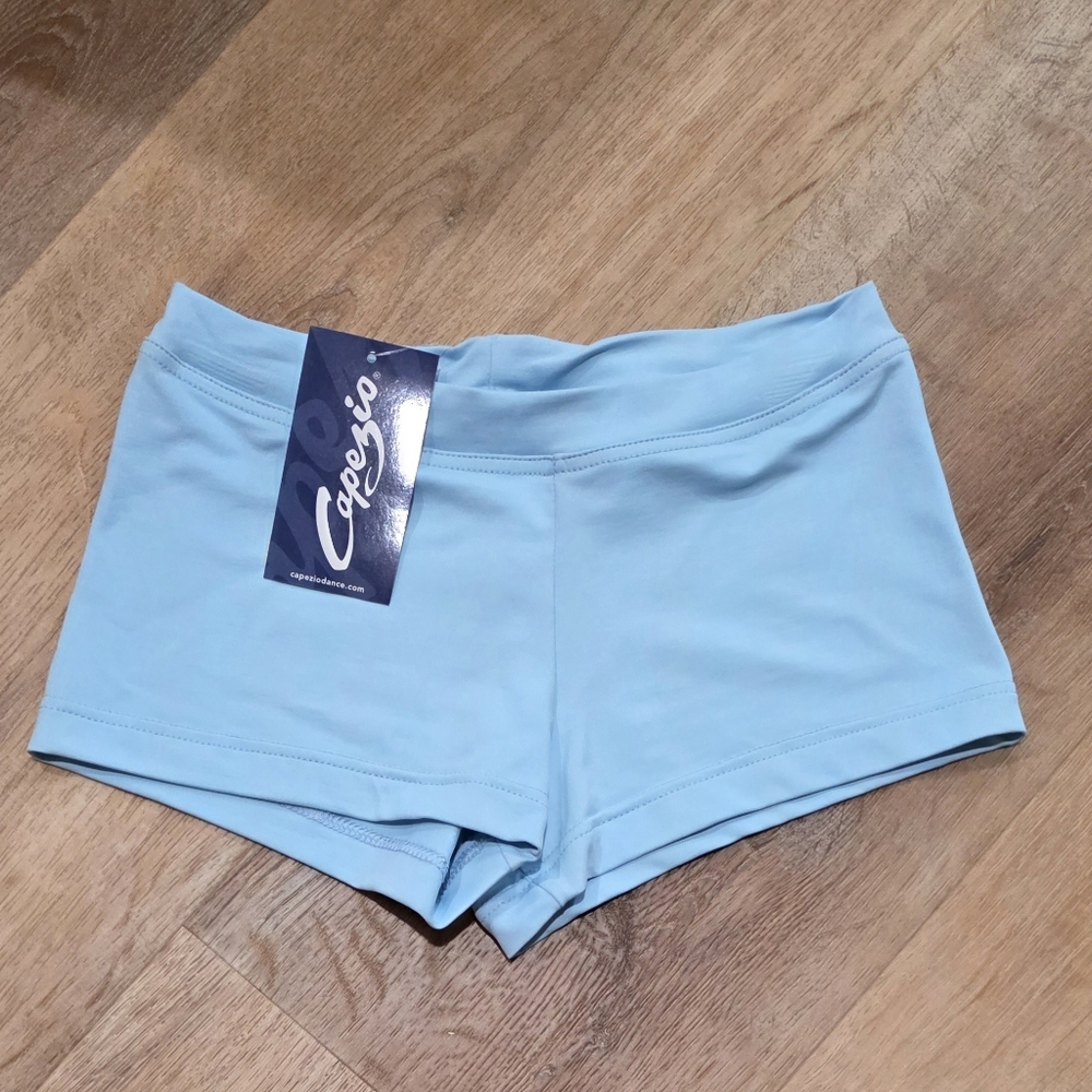Capezio Women's Promo Light Blue Shorts -S (039) (040)